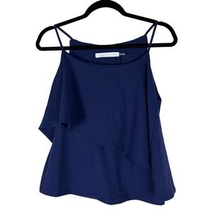 Susana Monaco Womens Size‎ Small Deep Sea Blue Navy Swing Tank Top NWT